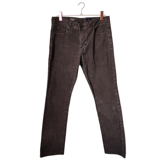 Ag Adriano Goldschmied Other - AG ADRIANO GOLDSCHMIED Everett Corduroy Pants Brown Slim‎ Straight 32x34